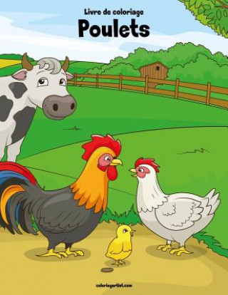 Book Livre de coloriage Poulets 2 Nick Snels