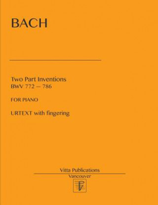 Kniha Two Part Inventions BACH