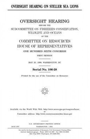 Buch Oversight hearing on Steller sea lions United States Congress