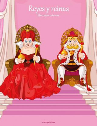 Knjiga Reyes y reinas libro para colorear 1 Nick Snels