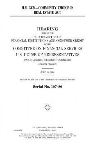 Carte H.R. 3425--Community Choice in Real Estate Act United States Congress