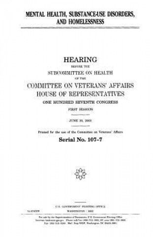 Livre Mental health, substance-use disorders, and homelessness United States Congress