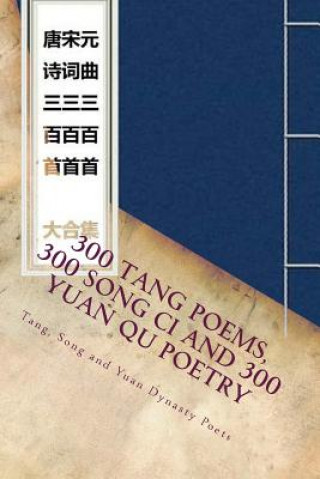 Kniha 300 Tang Poems 300 Song CI and 300 Yuan Qu Poetry Bai Li
