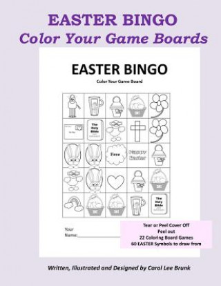 Книга Easter Bingo: Color Your Game Boards Carol Lee Brunk