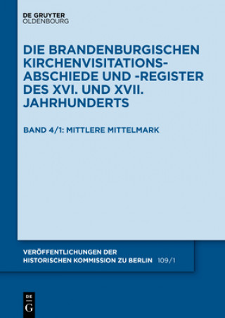Carte Die Mittelmark, Teil 1: Mittlere Mittelmark Historische Kommission