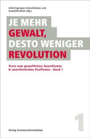 Kniha Je mehr Gewalt, desto weniger Revolution Arbeitsgruppe Anarchismus und Gewaltfreiheit