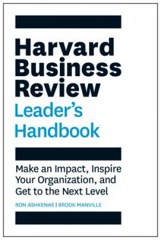 Carte Harvard Business Review Leader's Handbook Ron Ashkenas