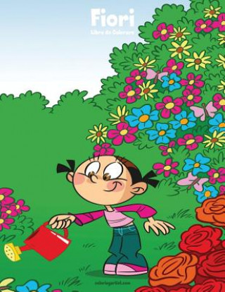 Kniha Fiori Libro da Colorare 1 Nick Snels