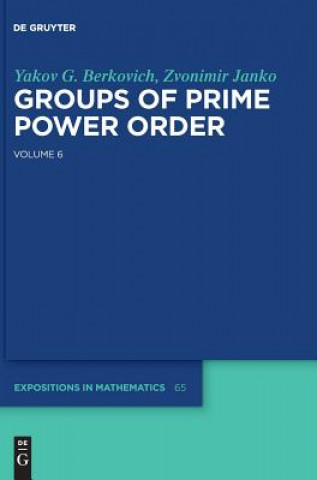 Carte Yakov Berkovich; Zvonimir Janko: Groups of Prime Power Order. Volume 6 Yakov G. Berkovich