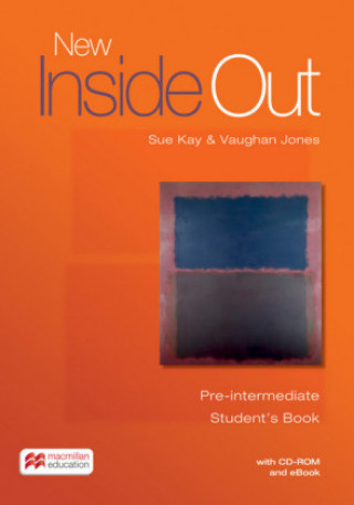 Könyv New Inside Out. Pre-Intermediate / Student's Book with ebook and CD-ROM Sue Kay