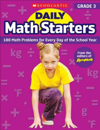 Könyv Daily Math Starters: Grade 3: 180 Math Problems for Every Day of the School Year Bob Krech