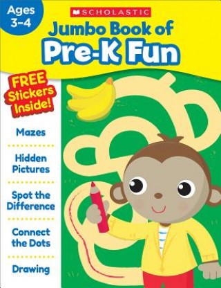 Carte Jumbo Book of Pre-K Fun Workbook Scholastic Teaching Resources
