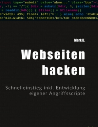 Könyv Webseiten hacken Mark B.