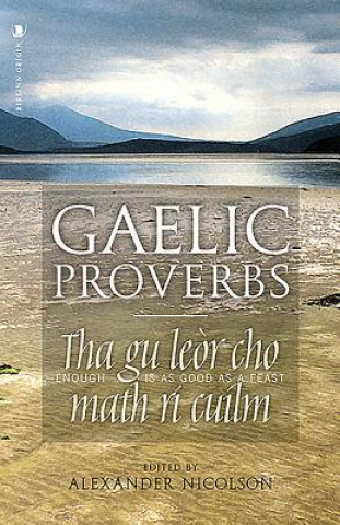 Knjiga Gaelic Proverbs Nicolson