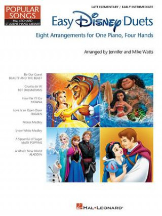 Book Easy Disney Duets - Popular Songs Series: Nfmc 2020-2024 Selection Late Elementary/Early Intermediate Level Hal Leonard Corp
