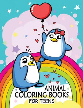 Carte Animal Coloring Book for Teens: Stress-relief Adults Coloring Book Balloon Publishing