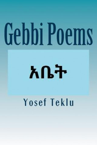 Kniha Gebbi Poems Yosef T Teklu