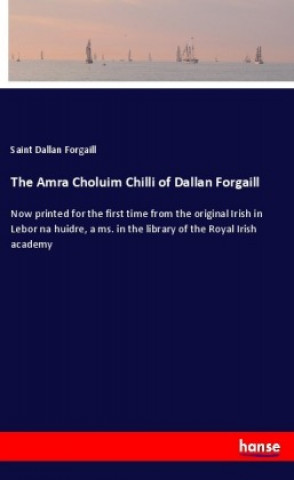 Kniha The Amra Choluim Chilli of Dallan Forgaill Saint Dallan Forgaill