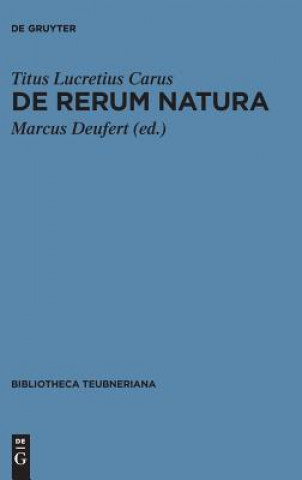 Könyv De rerum natura Titus Lucretius Carus