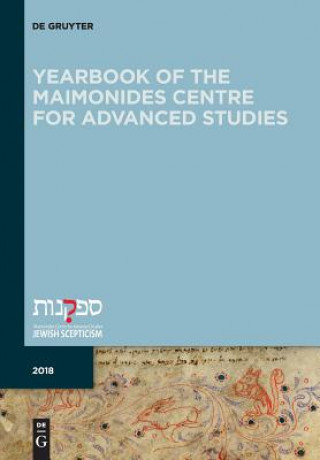 Kniha Yearbook of the Maimonides Centre for Advanced Studies. 2018 Bill Rebiger