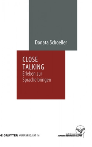 Kniha Close Talking Donata Schoeller