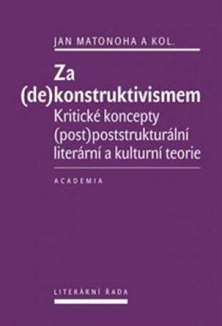 Book Za (de)konstruktivismem Jan Matonoha