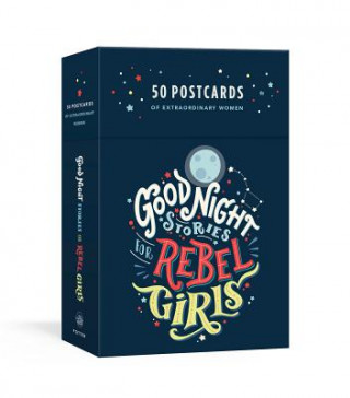 Gra/Zabawka Good Night Stories for Rebel Girls: 50 Postcards of Women Creators, Leaders, Pioneers, Champions, and Warriors Elena Favilli