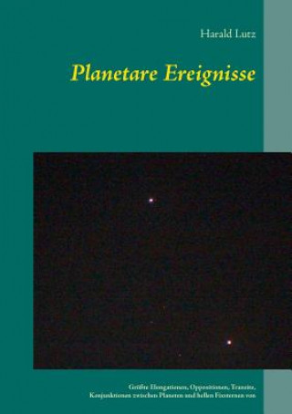 Boek Planetare Ereignisse Harald Lutz
