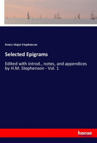 Książka Selected Epigrams Henry Major Stephenson