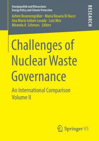 Carte Challenges of Nuclear Waste Governance Achim Brunnengräber