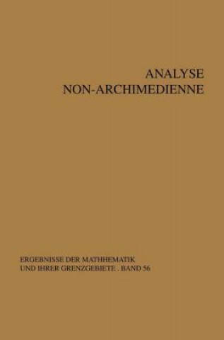 Knjiga Analyse non-archimedienne A. F. Monna