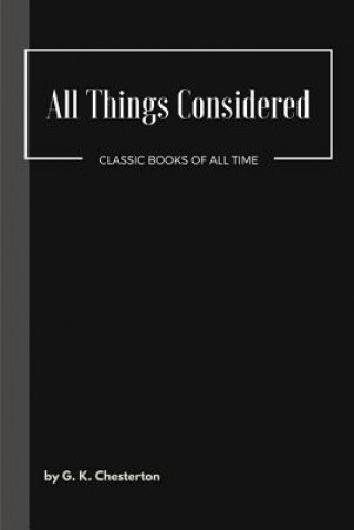 Carte All Things Considered G. K. Chesterton