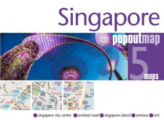 Materiale tipărite Singapore PopOut Map Popout Maps