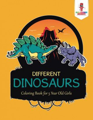 Книга Different Dinosaurs COLORING BANDIT