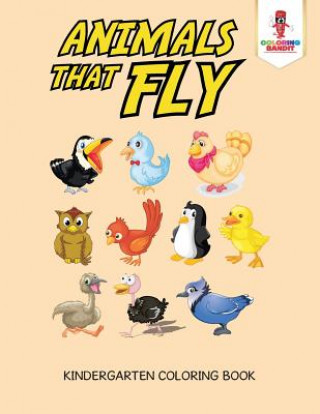 Boek Animals That Fly COLORING BANDIT