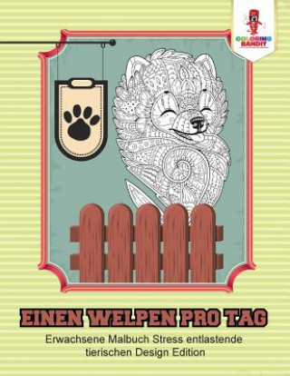 Carte Einen Welpen pro Tag COLORING BANDIT