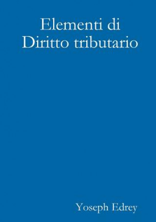 Kniha Elementi di diritto tributario MARCO GREGGI