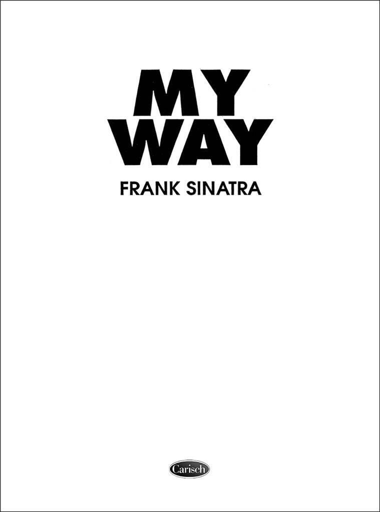 Knjiga MY WAY PVG FRANK SINATRA