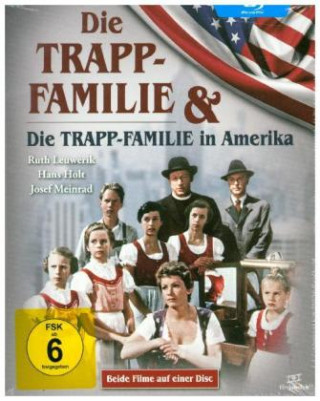 Видео Die Trapp-Familie & Die Trapp-Familie in Amerika. Vol.2, 1 Blu-ray Wolfgang Liebeneiner