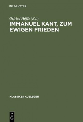 Książka Immanuel Kant, zum ewigen Frieden Otfried Hoffe