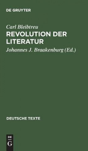 Buch Revolution der Literatur Carl Bleibtreu