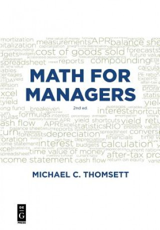 Knjiga Math for Managers Michael C. Thomsett
