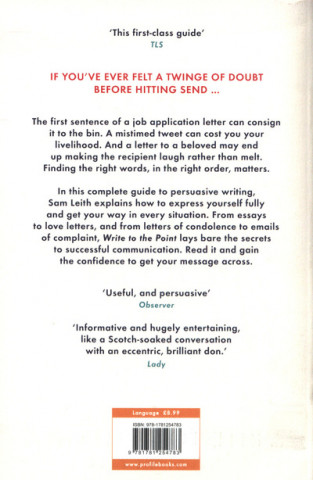 Buch Write to the Point Sam Leith
