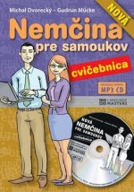 Kniha Nová nemčina pre samoukov cvičebnica + CD Michal Dvorecký
