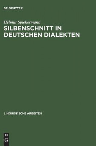 Carte Silbenschnitt in deutschen Dialekten Helmut Spiekermann