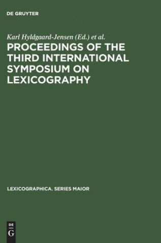 Carte Proceedings of the Third International Symposium on Lexicography K-.H. Jensen