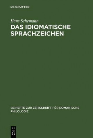 Könyv idiomatische Sprachzeichen Hans Schemann