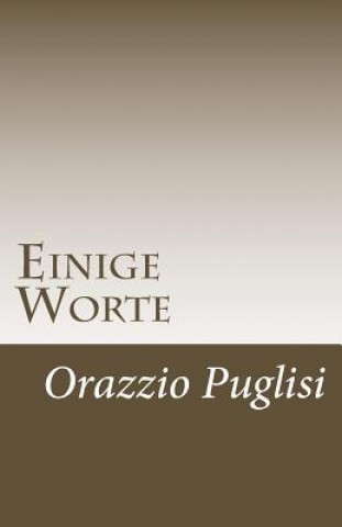 Książka Einige Worte Orazio Puglisi