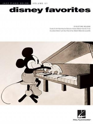 Книга Disney Favorites: Jazz Piano Solos Series Volume 51 Hal Leonard Corp
