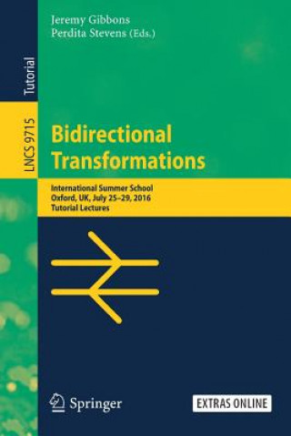 Book Bidirectional Transformations Jeremy Gibbons